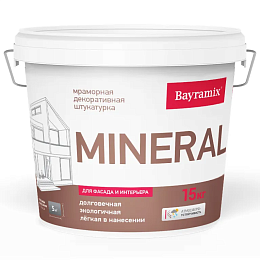 Мраморная штукатурка Mineral средний