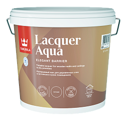 Лак панельный интерьерный LACQUER AQUA (матовый)